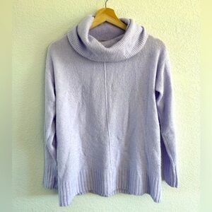 Loft Lilac Cowl Neck Sweater, Size XS